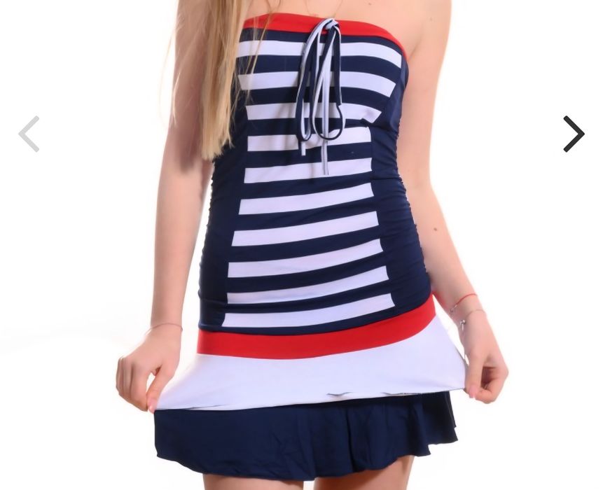 Моряшка рокля цветна