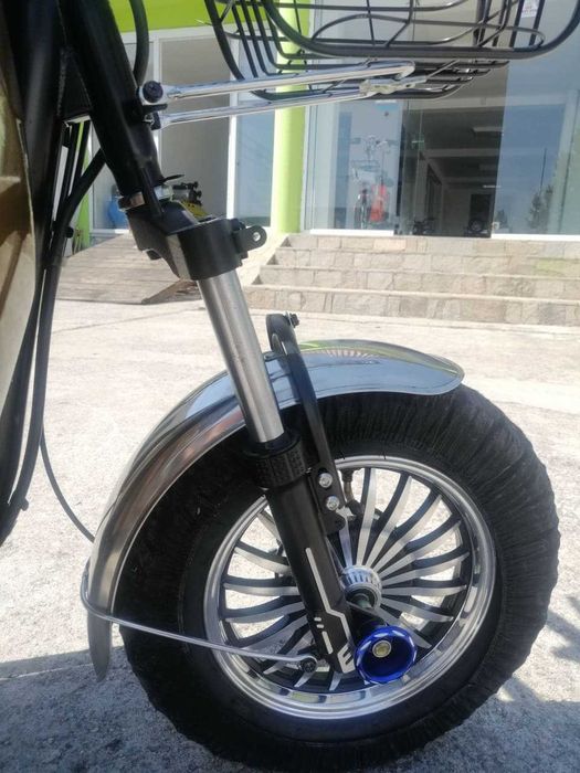 Електрическа Двуместна Триколка CARGO LUX 1500W - BROWN