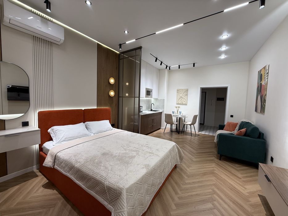 1-комн ЛЮКс Уровня в центре.Жк Сириус Айтиевв угол Жамбыла