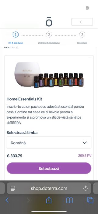 Uleiuri esentiale pure cu grad terapeutic doTerra