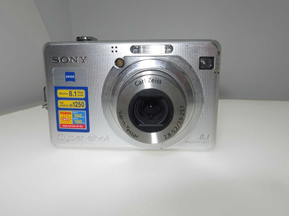 Sony Cybershot W100 компактен цифров фотоапарат ретро дигитална камера