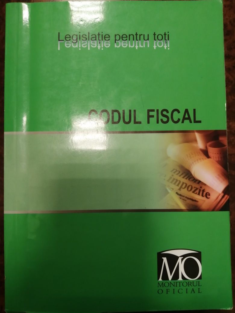 Vand cartea Codul Fiscal  - Monitorul Oficial , noiembrie 2007