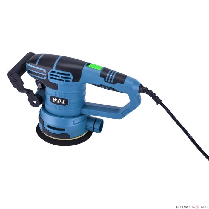 Slefuitor excentric, 1300W, orbital cu sistem de aspirare, permite