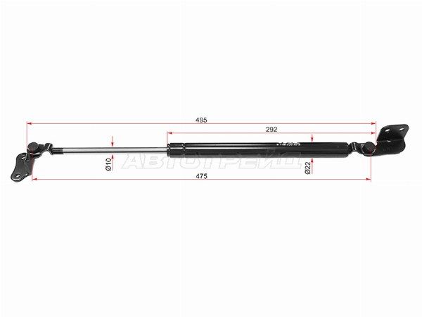 Амортизатор капота Hyundai Terracan