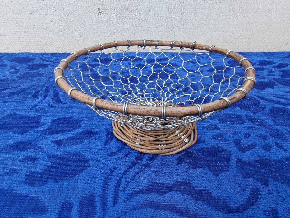 Cos pentru fructe paine, impletit, oval, 20 x 7 cm