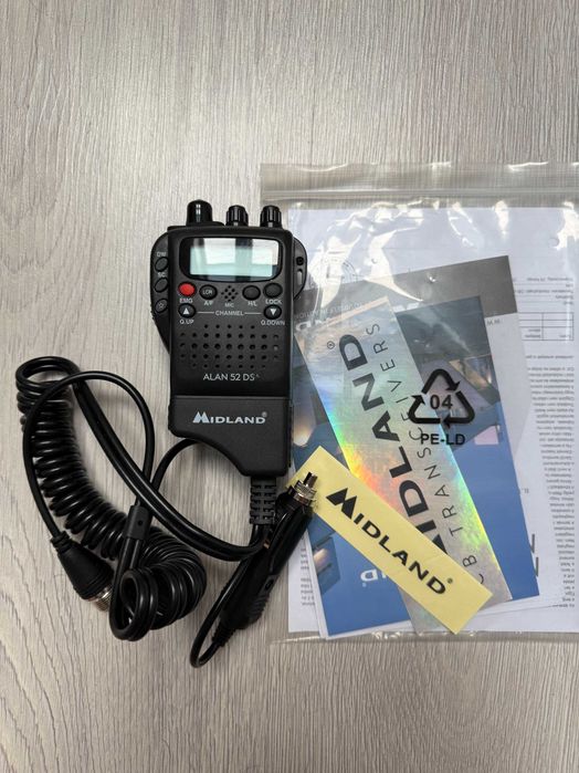 Statie CB Portabila Midland Alan 52 DS, ASQ, ANL, NB