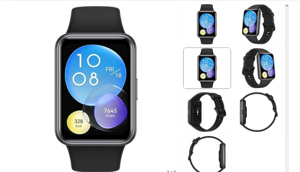 Huawei Watch Fit 2 Active, negru