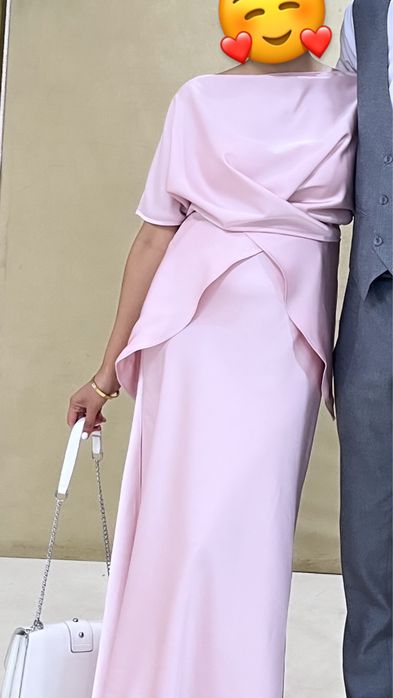 Двойка платье, нежно-розовом цвете