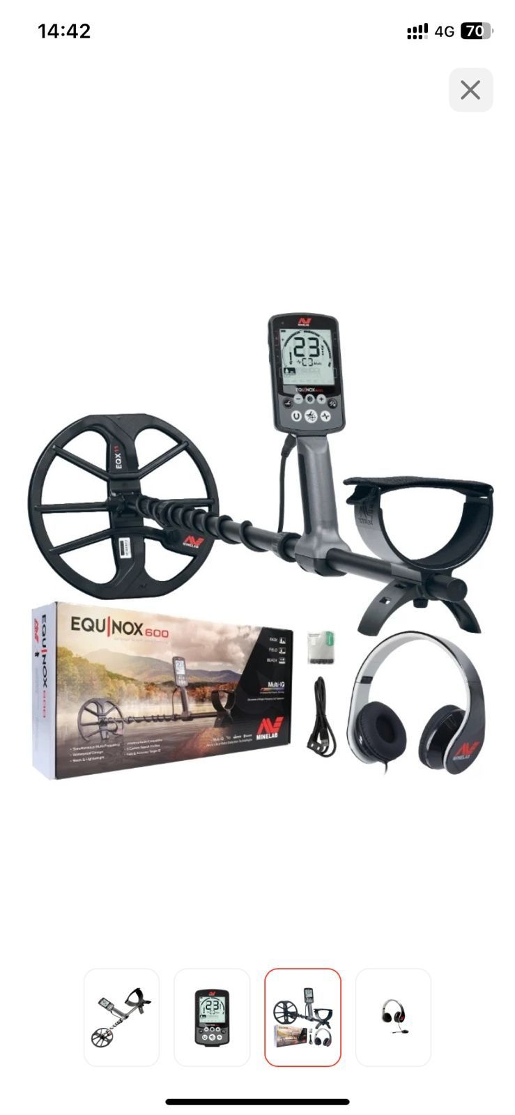 Метолоискатель, Minelab EQUINOX 600