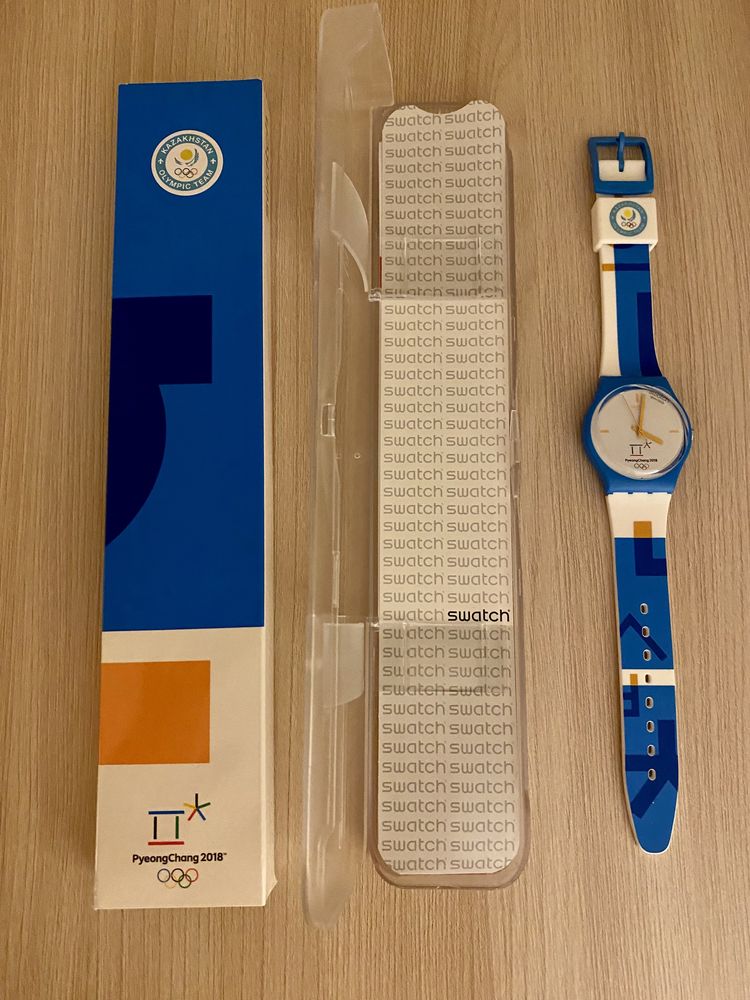 Часы наручные SWATCH: Olympic Winter Games PyeongChang 2018.