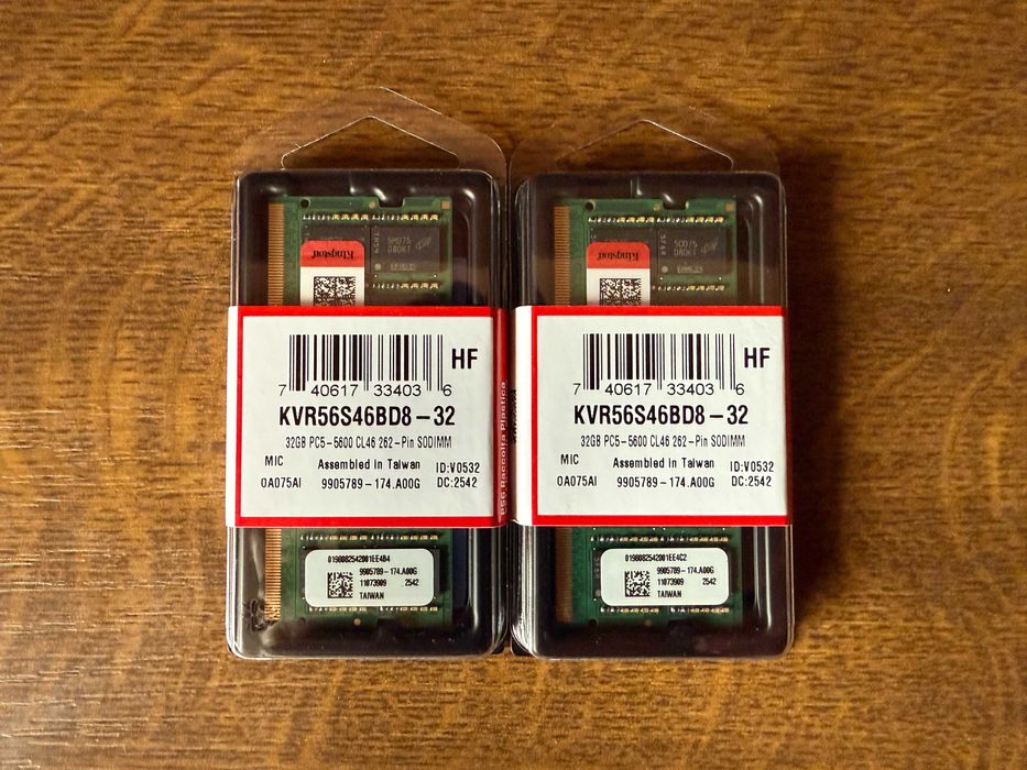 Kit memorii SODIMM Kingston 64GB (2x32GB) DDR5 5600MHz CL46