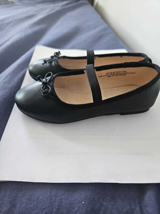 Pantofi H&M tip balerini din piele pentru fetite
