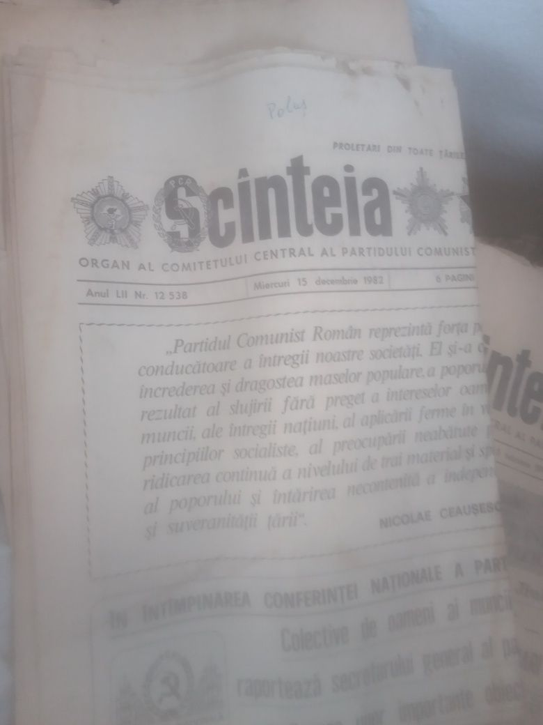 Ziare scânteia din 1980