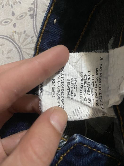 Blugi skinny albastru închis FB Sister – model clasic