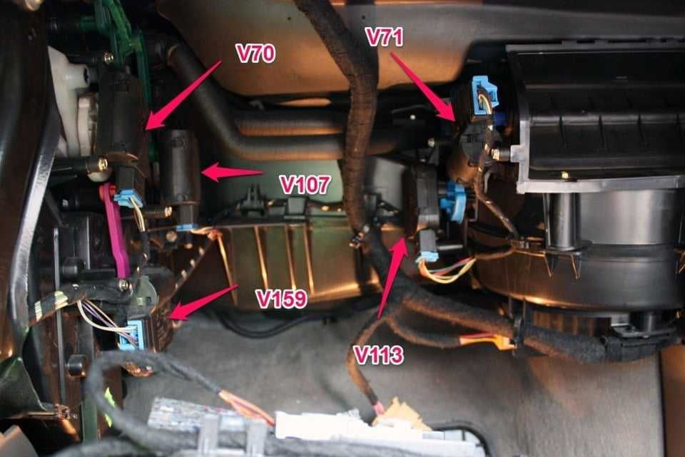НОВИ потенциометърчета за клапи на парно / климатик VW SKODA SEAT AUDI