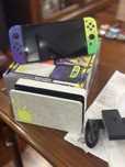 Nintendo switch oled model Splatoon 3 Edition
