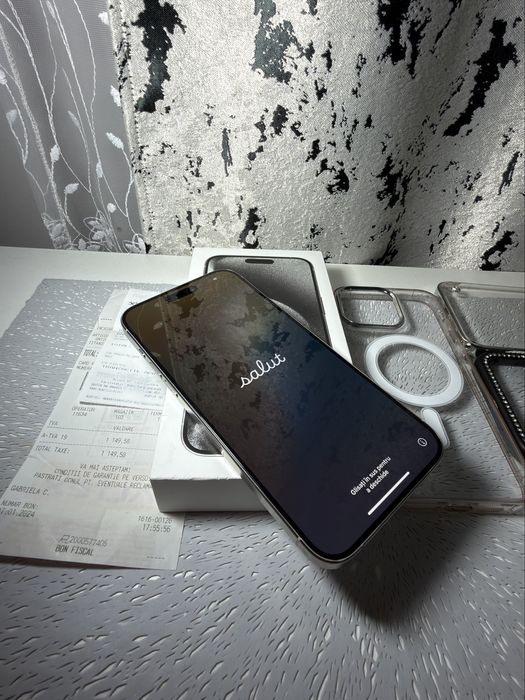 Iphone 15 Pro Max white titanium 256 GB