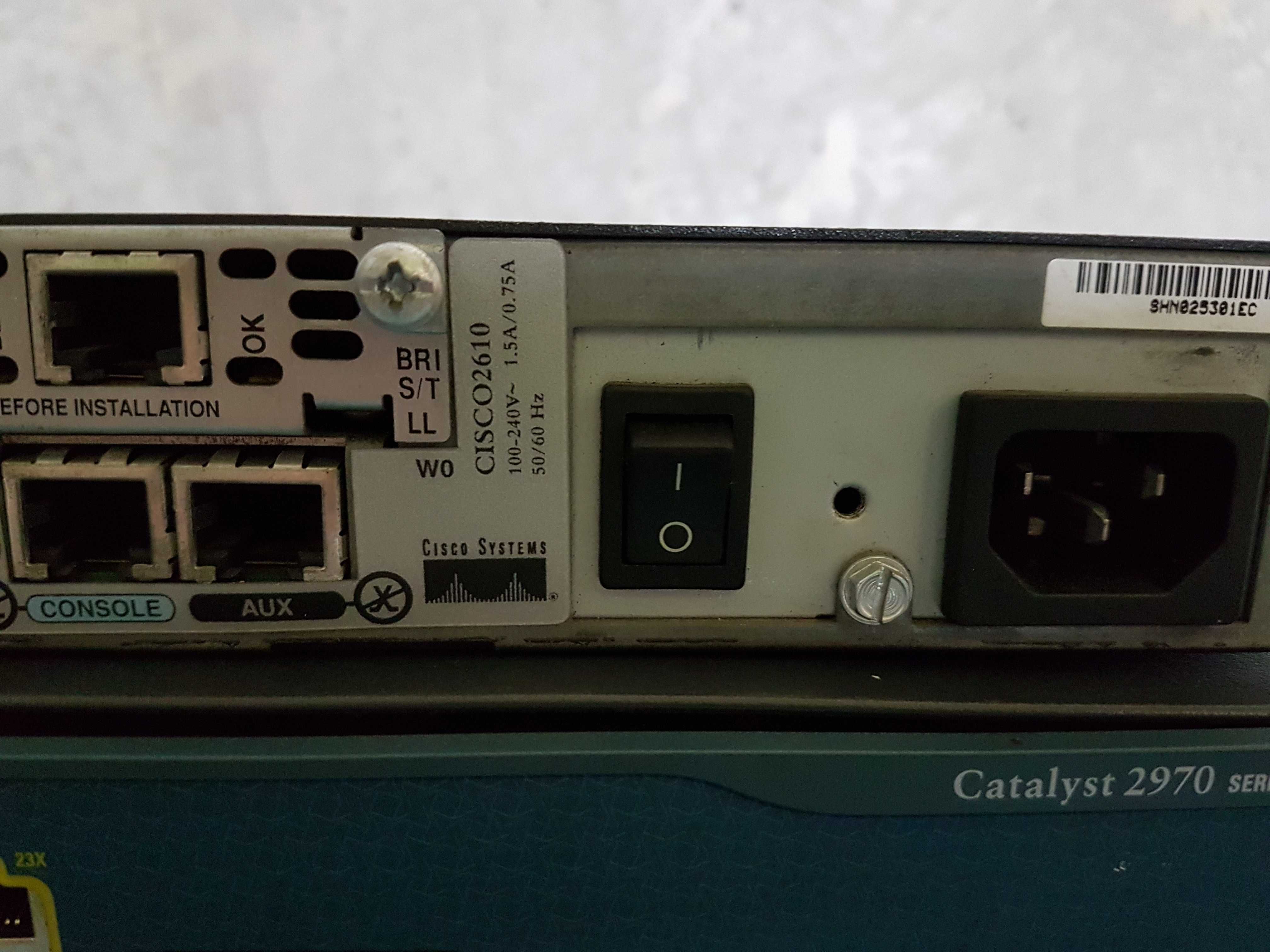 Коммутатор б/у Cisco Catalyst 2970 и роутер Cisco 2610, б/у, продам.