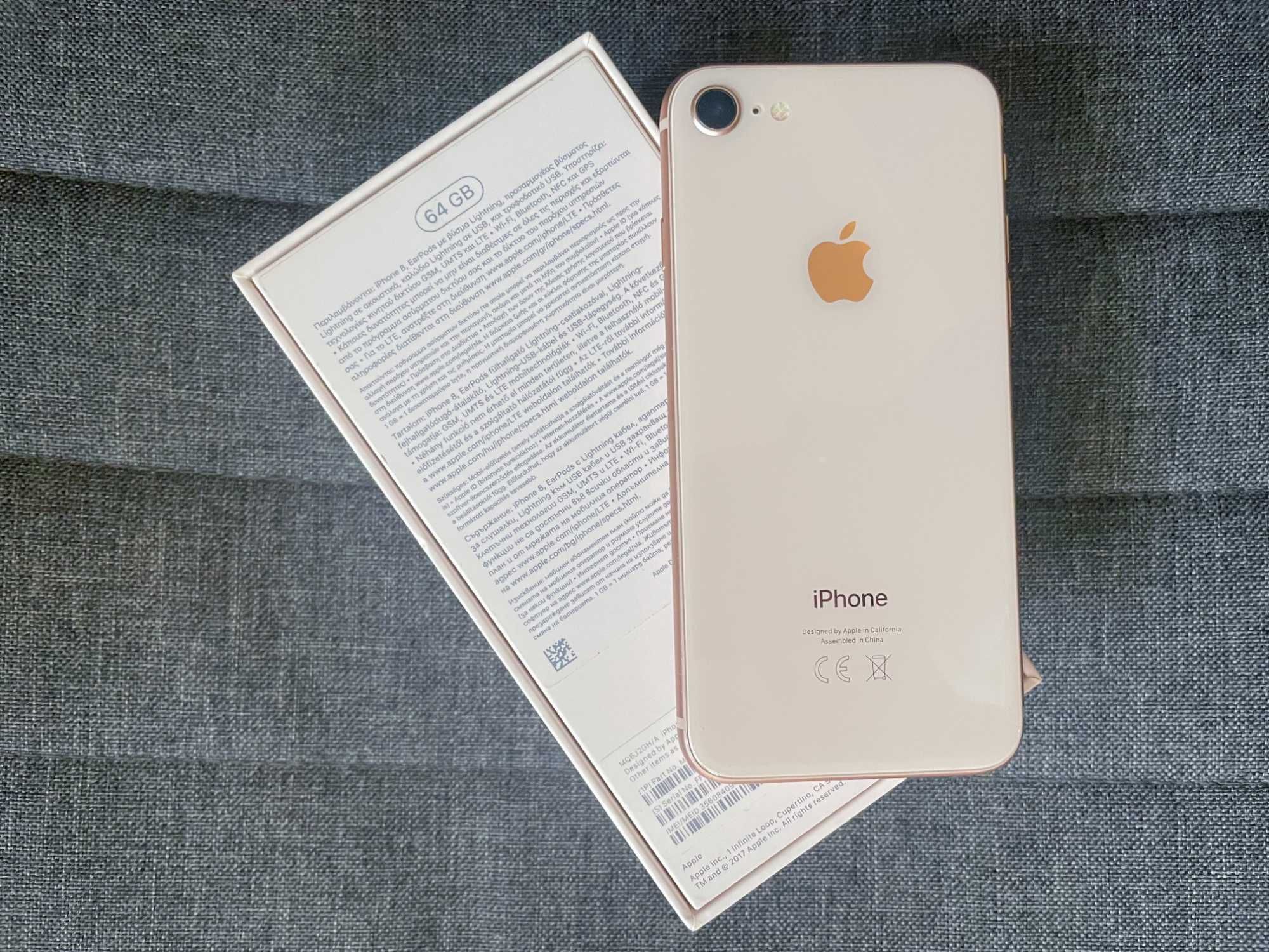 iPhone 8 Gold 64GB ПЕРФЕКТЕН
