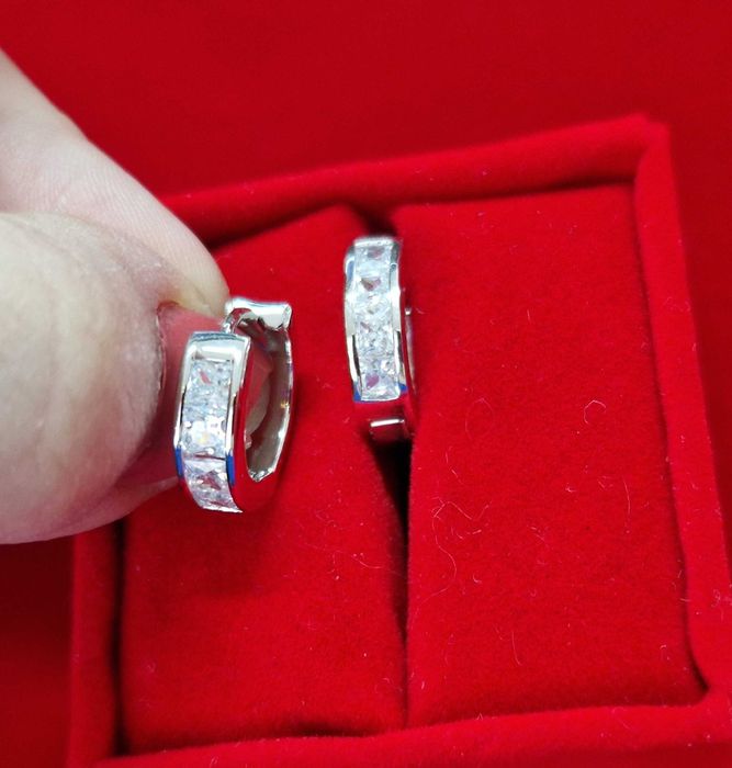 GR74,inel placat aur alb 18k,ideal logodna, zirconii albe