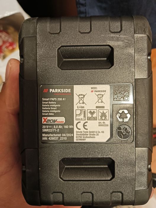 Acumulator parksaide 20v