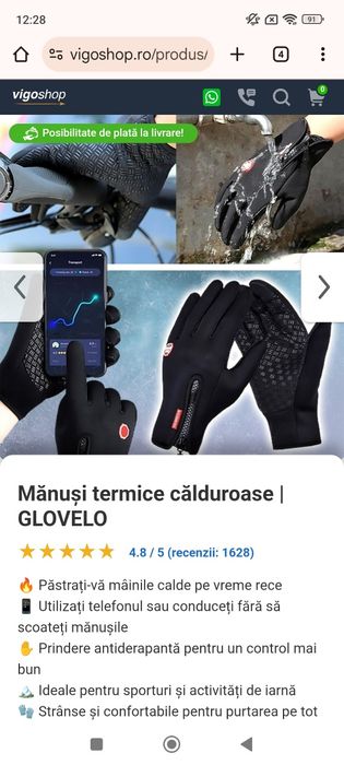 Mănuși de bicicleta femei