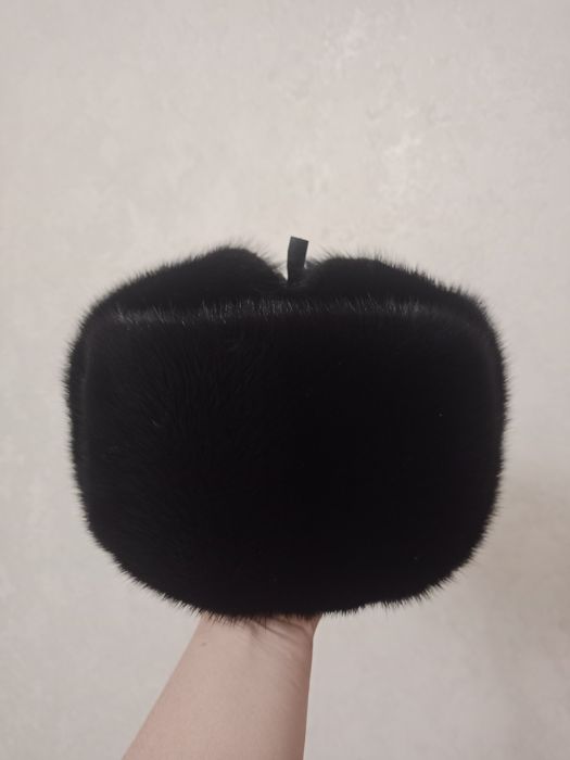 Норковая ушанка мужская