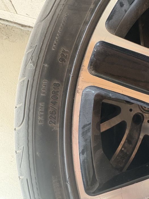 Jante VW pe 18 cu anvelope  stare foarte buna