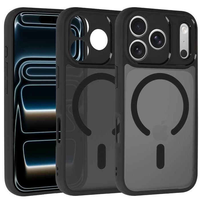 Apple iPhone 17 Pro Max - Удароустойчив Кейс MagSafe MATT