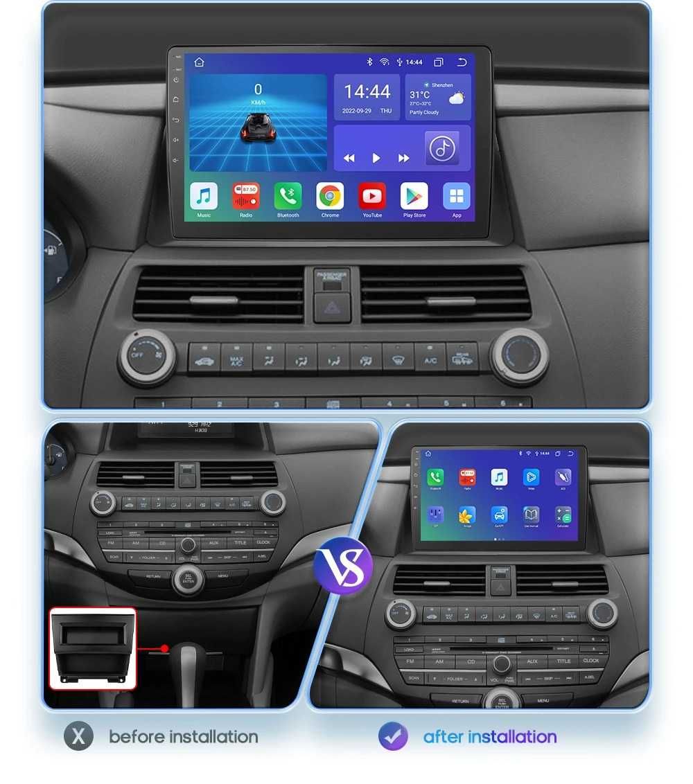 Honda Accord 8 ''2008-2013'' Мултимедия Навигация Android