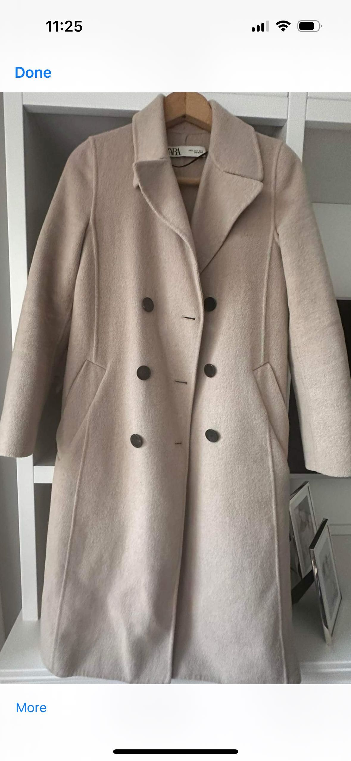 Палто с вълна  Zara