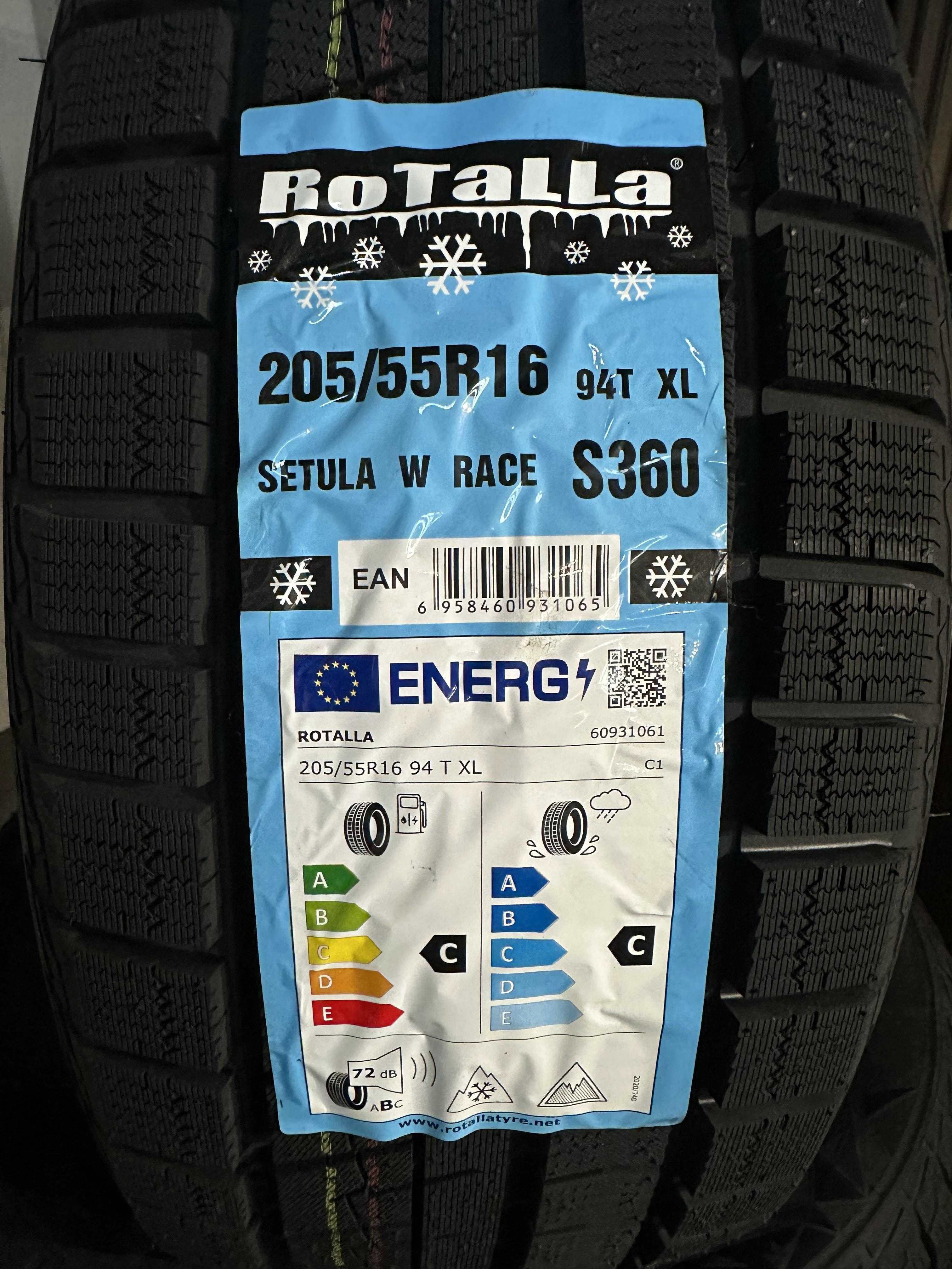 Нови Зимни Гуми ROTALLA SETULA W RACE S360 205/55R16 94T XL НОВ DOT