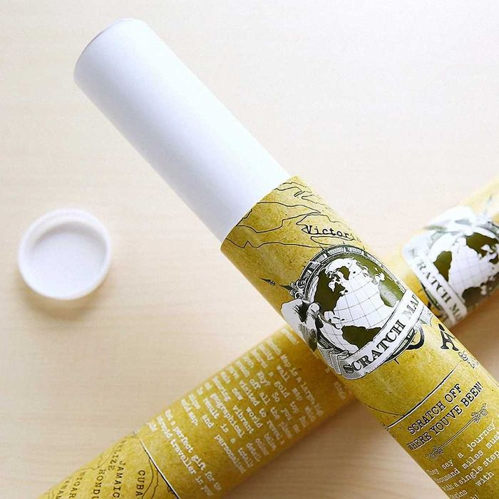 Harta lumii razuibila Am fost acolo - cadou inedit - harta calatorului