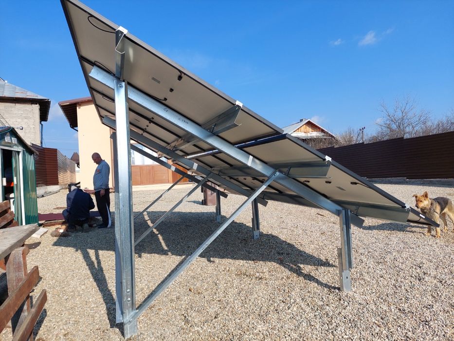 Sistem complet de montaj pentru 6-8 panouri foto-voltaice