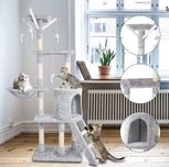 Котешка Катерушка Кула Къща Дърво 143 см