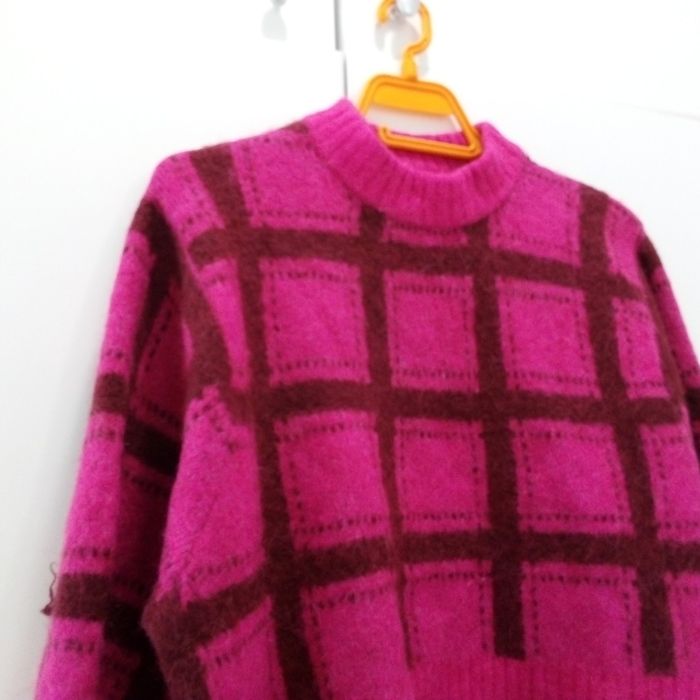 Monki crop плътен пуловер р-р М