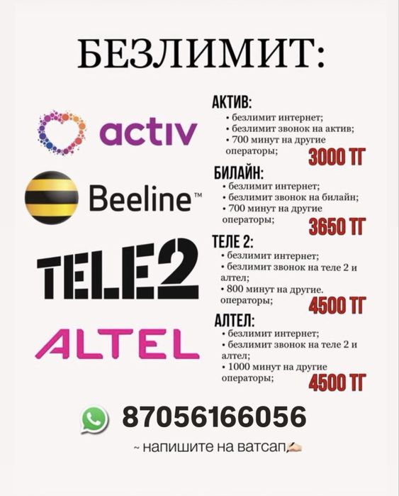 Тарифы по выгодный цене