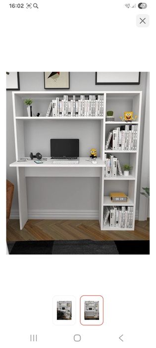 Стол письменный с полками