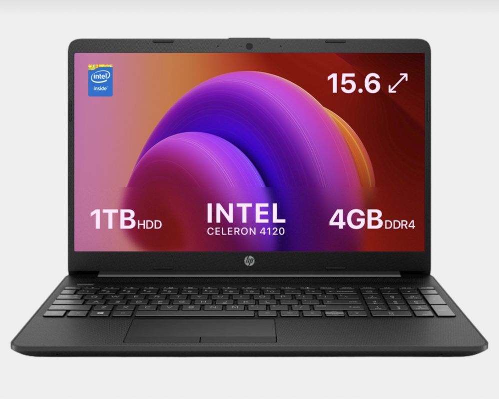 HP INTEL CELERON. ноутбук для работы.