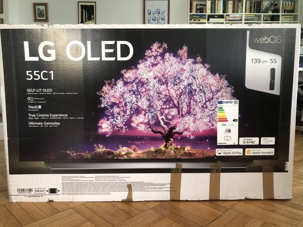 LG OLED 55C1 – 55 инча, нов, разопакован, не е използван