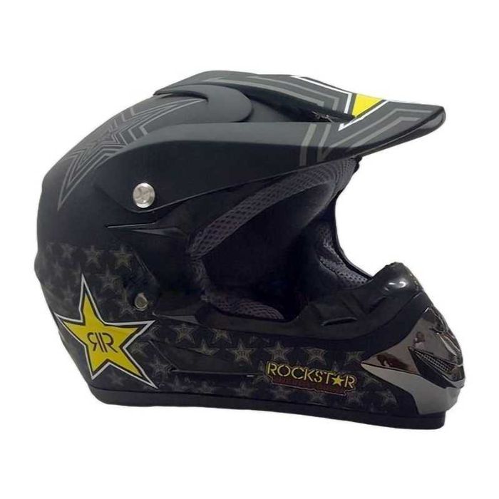 Кросова каска ROCKSTAR, Full Face, DOT, Размер: S/M - Вело, Мото, ATB