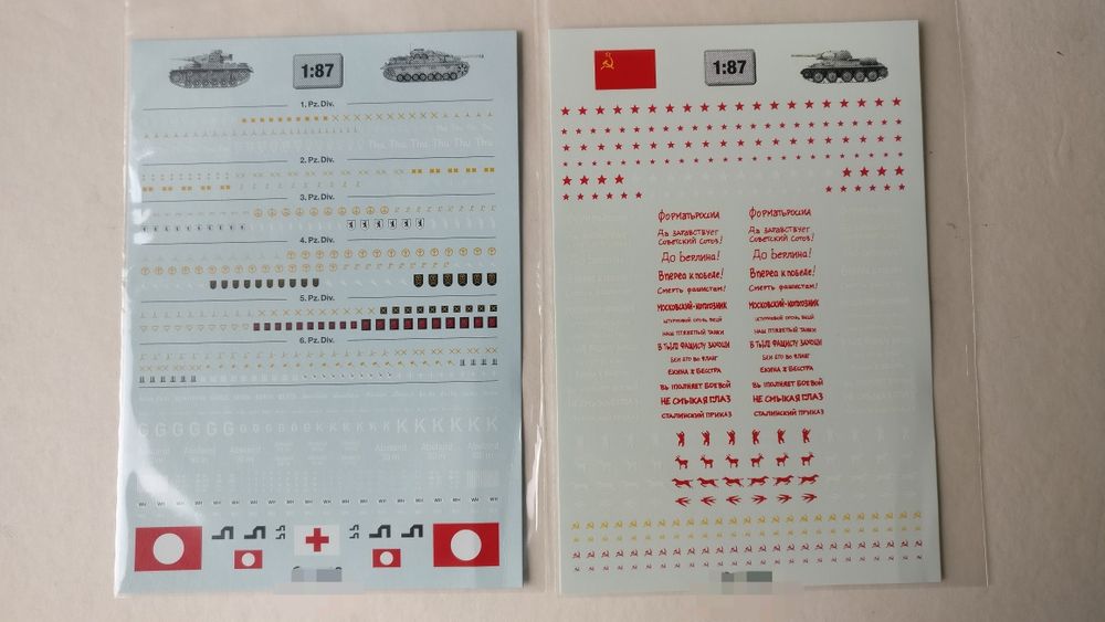 Coli decaluri diverse Plăcuțe destinație H0 1:87