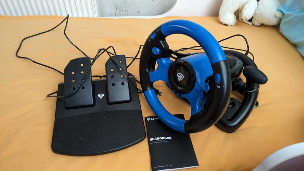 Волан с педали Genesis Seaborg 350 – като нов, за PC / PS4 / Xbox