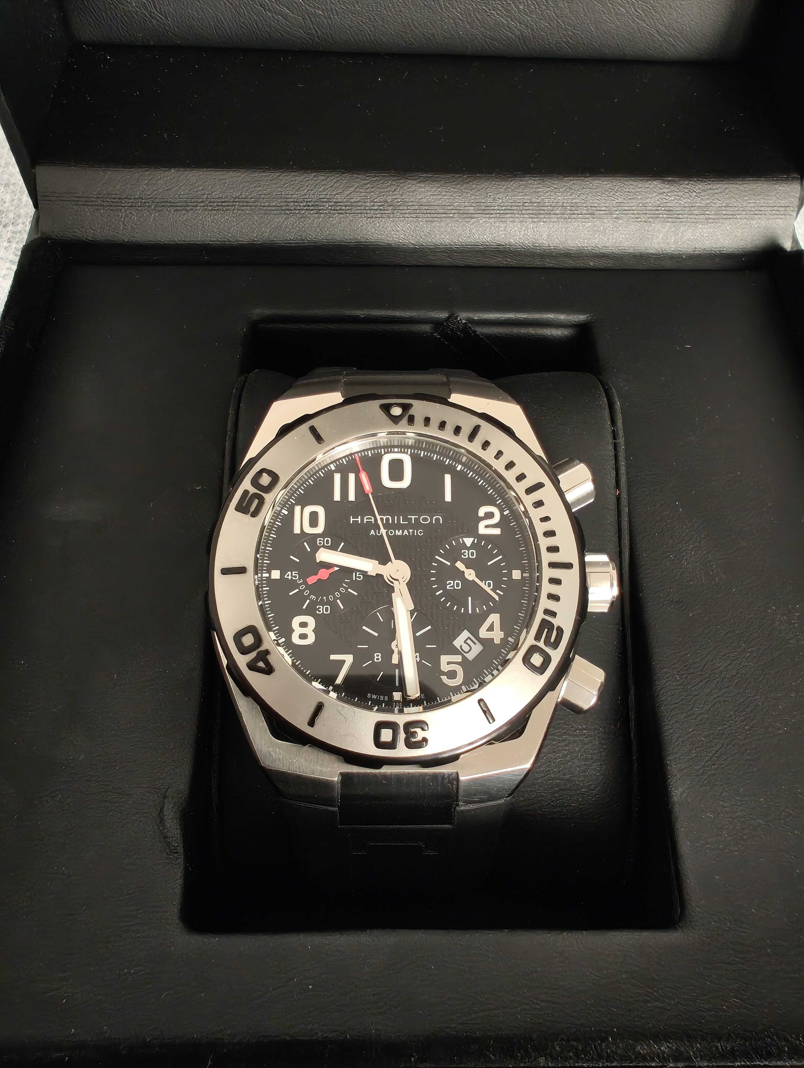 Vand Hamilton Khaki Navy Sub Auto Chrono H78716333