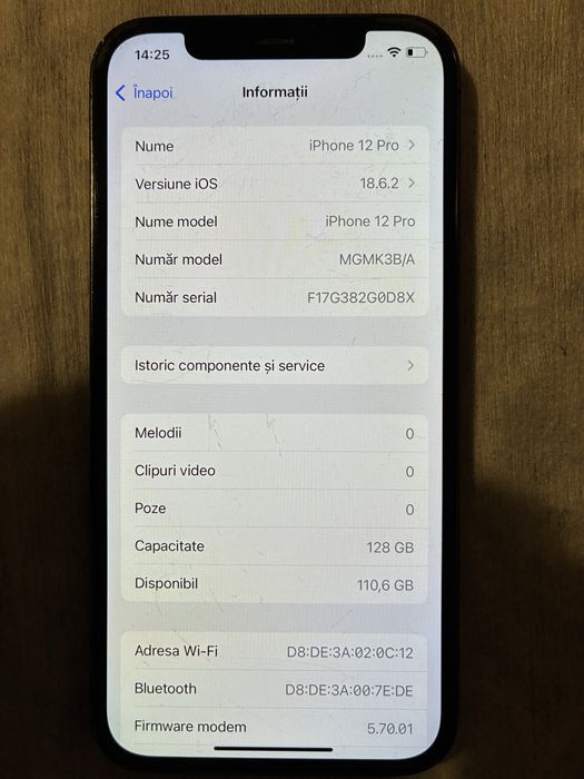 Iphone 12 pro  baterie 100%