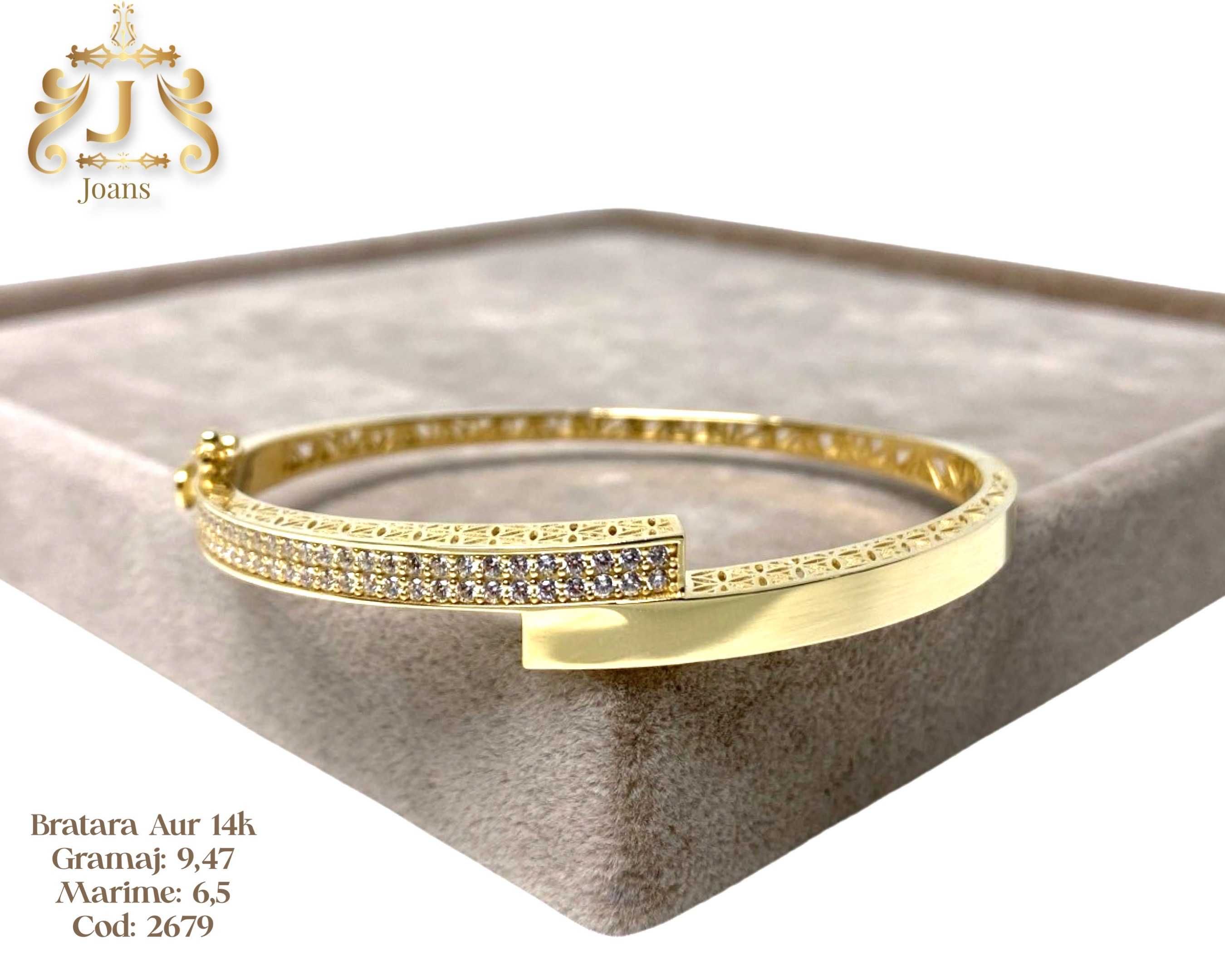 (2679) Bratara Aur 14k, 9,47 grame FB Bijoux Euro Gold