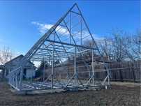 Cabana A Frame structura metalica