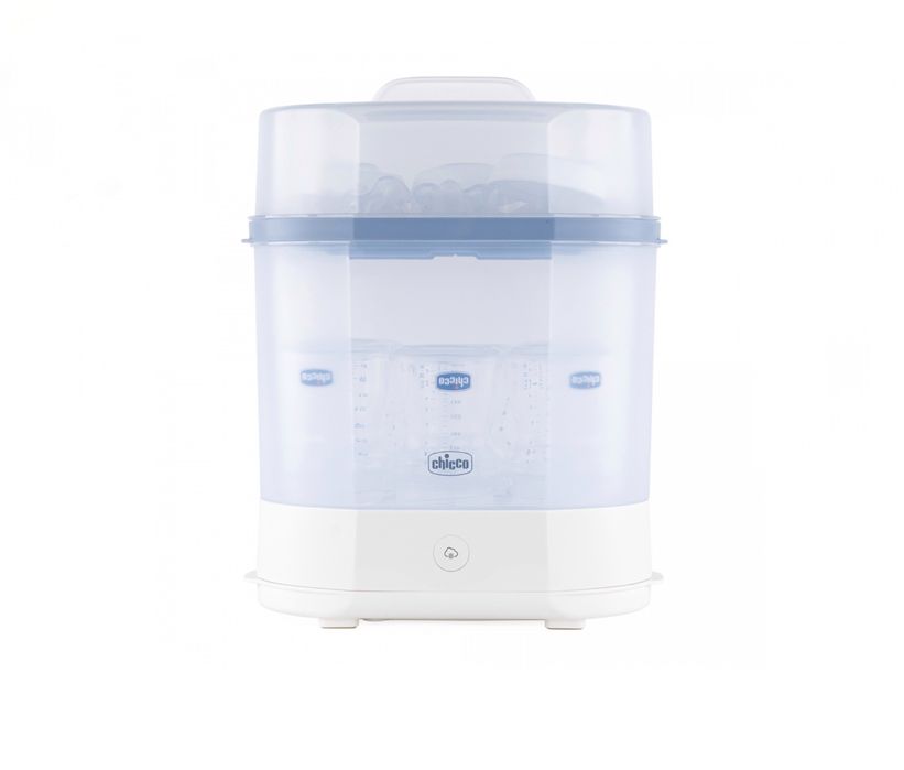 Sterilizator electric cu aburi Chicco 3 in 1 Steril Natural, 0luni+
