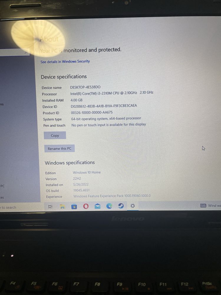 vand lenovo g 570 i3