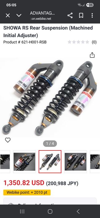 Amortizoare spate Showa – performanță și fiabilitate pentru ATV/Motoci